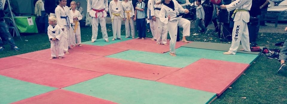 Du Taekwondo en démonstration à Libourne