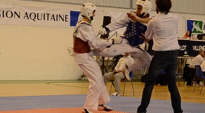 Compétition combat de Taekwondo, l’Open de Villeneuve sur Lot