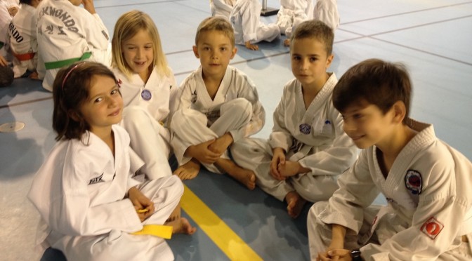 Compétition Taekwondo initiation enfants Aquitaine-Gironde 2014